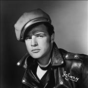 A photograph of Marlon Brando