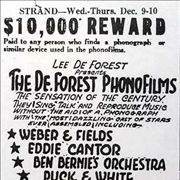 Phonofilm - Newspaper advertisement